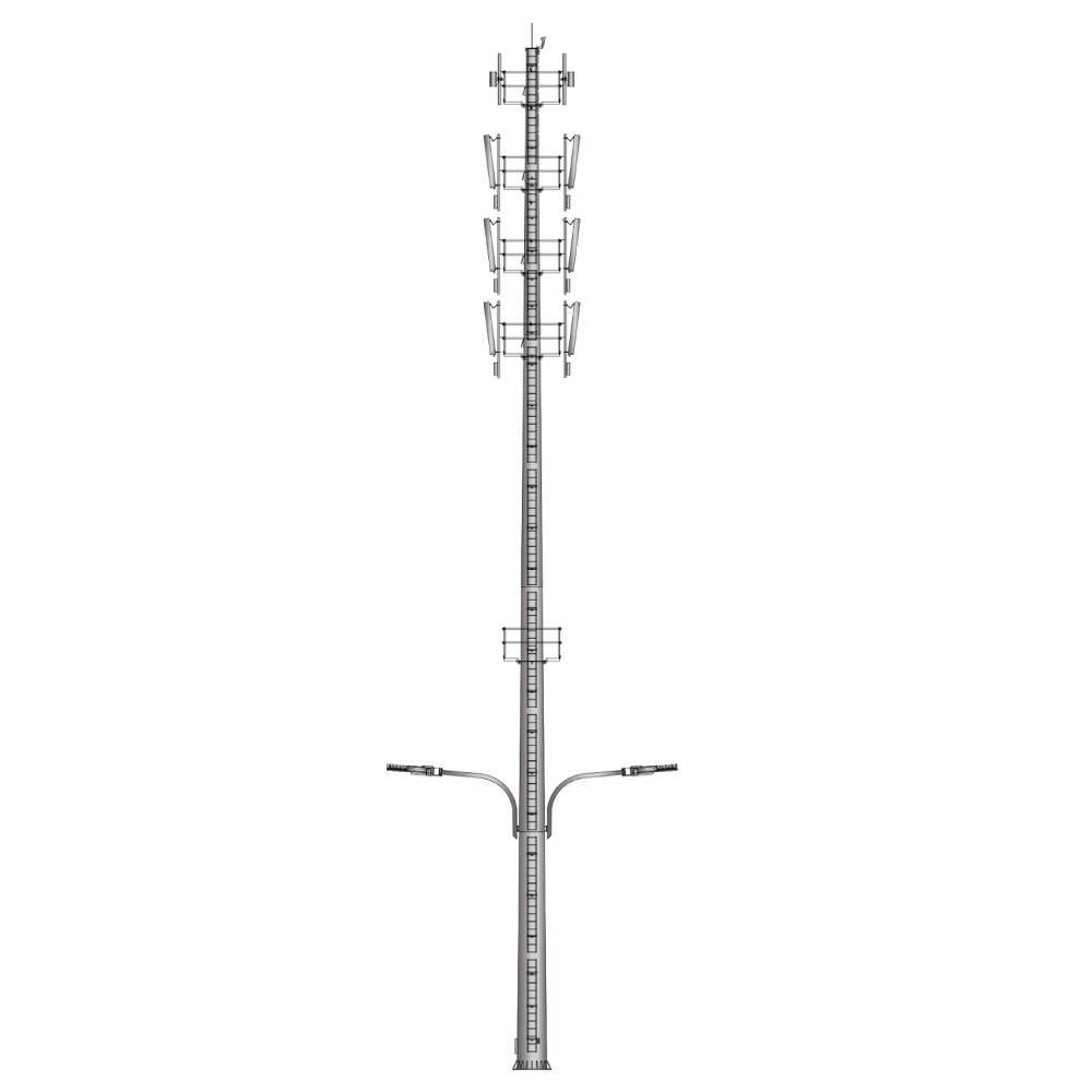 45M Monopole 4 Station - 3