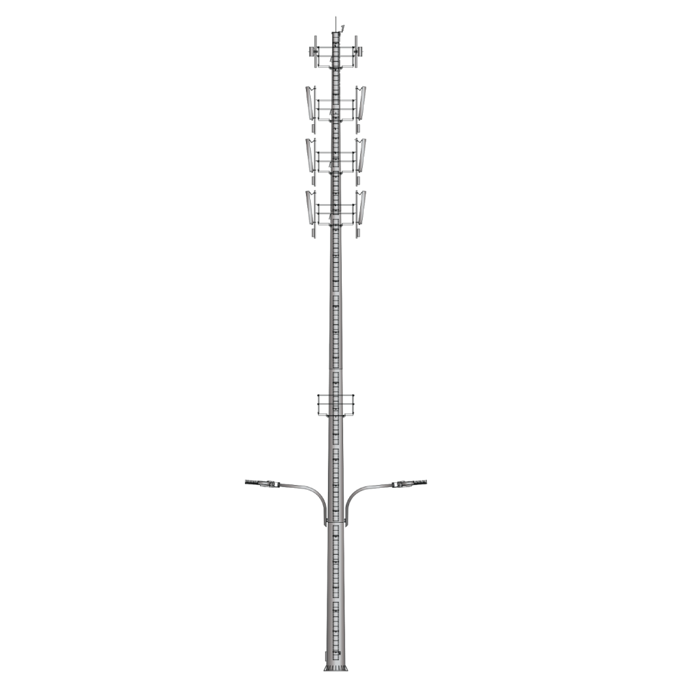 45M Monopole 4 Station - 1